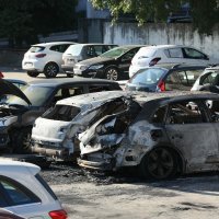 Izgorjeli automobili u Splitu