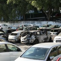 Izgorjeli automobili u Splitu