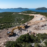 Radovi na građevinskom zemljištu Tri sestrice