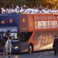 Doček španjolske reprezentacije u Madridu; 15.7.2024.