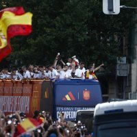 Doček španjolske reprezentacije u Madridu; 15.7.2024.