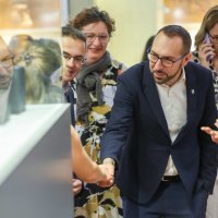 Tomislav Tomašević i Danijela Dolenec na otvorenju Arheološkog muzeja nakon obnove