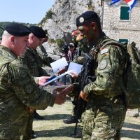 Knin: Svečani prijam za vojnike 11. naraštaja Središta za razvoj vođa "Marko Babić"