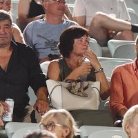 Andrej Kramarić s roditeljima u Šibeniku