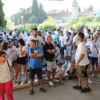 Hajduk navijači, doček Ivana Rakitića 21.7.2024.