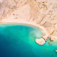 Plaža Beritnica, otok Pag