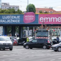 Kamion potrgao tramvajske žice na uglu Branimirove i Držićeve