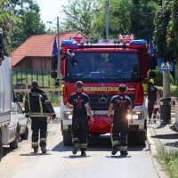 Spašavanje radnika koji su ostali zatrpani na gradilištu