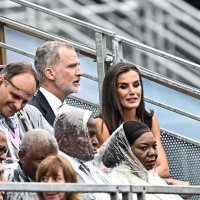 Andrej Plenković, Zvonimir Frka Petešić, kralj Felipe i kraljica Letizia na otvorenju Olimpijskih igara