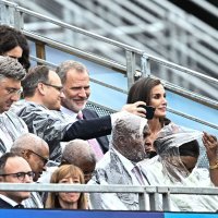 Andrej Plenković, Zvonimir Frka Petešić, kralj Felipe i kraljica Letizia na otvorenju Olimpijskih igara