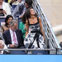 Andrej Plenković, Zvonimir Frka Petešić, kralj Felipe i kraljica Letizia na otvorenju Olimpijskih igara