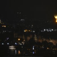 Olimpijski plamen iznad Pariza 26.7.2024.