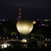 Olimpijski plamen iznad Pariza 26.7.2024.