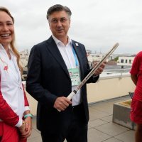 Premijer RH Andrej Plenković u Olimpijskom selu, Pariz, 27.7.2024.