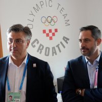 Premijer RH Andrej Plenković u Olimpijskom selu, Pariz, 27.7.2024.