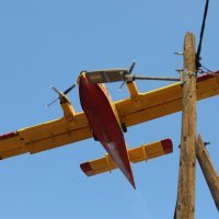 Veliki požar u zaleđu Skradina