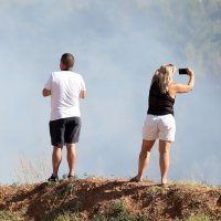 Vatrogasci se bore s požarom na potezu Plastovo i Dubravica nedaleko NP Krka