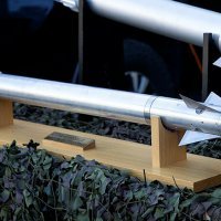 Raketa Martlet izložena na jednom od sajmova obrambene opreme