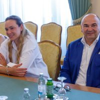 Donna Vekić s roditeljima Brankicom i Igorom