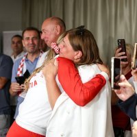 Doček Donne Vekić u Hrvatskoj kući