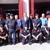 Andrej Plenković posjetio vatrogasce u Makarskoj