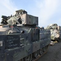 Prvih sedam vozila Bradley u 'Đuri Đakoviću' u prosincu 2023.