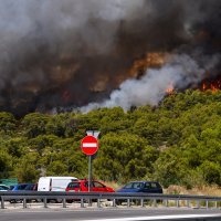 Požar u šibenskom naselju Rokići
