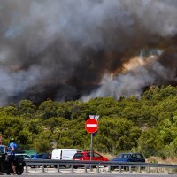 Požar u šibenskom naselju Rokići