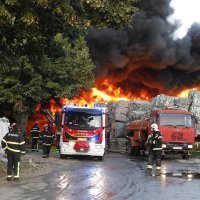 Arhivska fotografija/Požar u Dravi International u listopadu 2023.