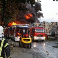 Arhivska fotografija/Požar u Dravi International u listopadu 2023.