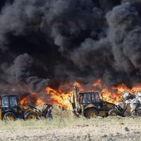 Arhivska fotografija/Požar u Dravi International u listopadu 2023.