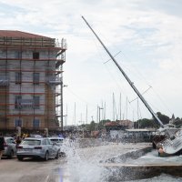 Nasukana jedrilica u Zadru