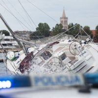 Nasukana jedrilica u Zadru