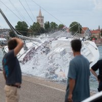 Nasukana jedrilica u Zadru