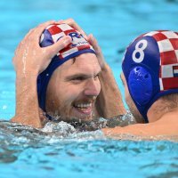 Slavlje hrvatskih vaterpolista, vaterpolo 9.8.2024.