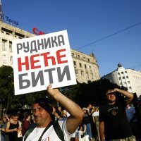 Prosvjed u Srbiji protiv rudarenja litija