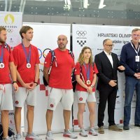 Doček hrvatskim olimpijcima po povratku sa OI u Parizu