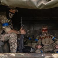 Ukrajinski vojnici u blizini ruske granice