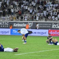 Hajduk - Ružomberok, igrači Hajduka nakon poraza, 15.8.2024.