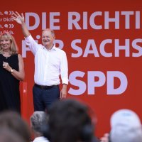 Olaf Scholz u Chemnitzu