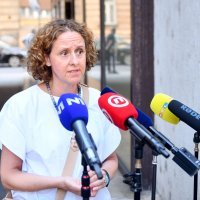 Andrej Plenković i ostali članovi dolaze na sjednicu Predsjedništva HDZ-a