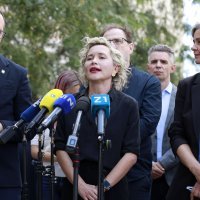 Ivana Kekin na predstavljanju predsjedničke kandidature