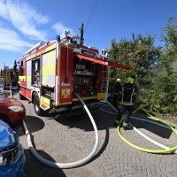 Požar kod Zapadnog kolodvora u Zagrebu