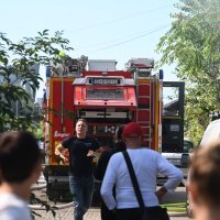 Požar kod Zapadnog kolodvora u Zagrebu