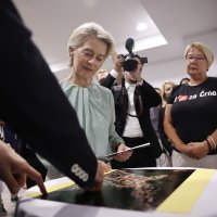 Robert Golob i Ursula von der Leyen u Črnome na Koruškoj