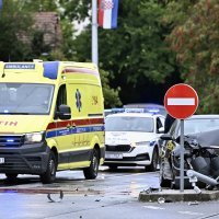 Prometna nesreća na križanju Vukovarske i Koranske u Zagrebu
