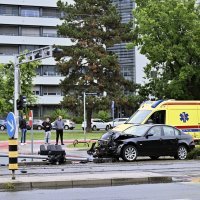 Prometna nesreća na križanju Vukovarske i Koranske u Zagrebu