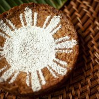 Ube and Huckleberry Basque Cake by Tim Flores