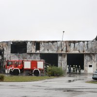 Požar skladišta u Osijeku