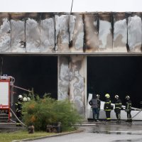 Požar skladišta u Osijeku